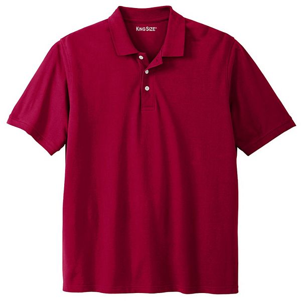 

Мужская поло с эффектом усадки big & tall Kingsize, Rich Burgundy
