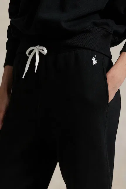 Спортивные штаны свободного кроя Polo Ralph Lauren, черный — фото 4