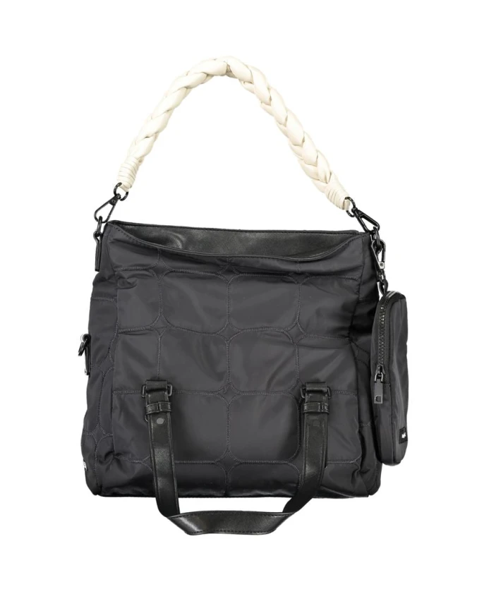 

Черная полиэстеровая сумка с отстегивающимся ремешком. Desigual, черный