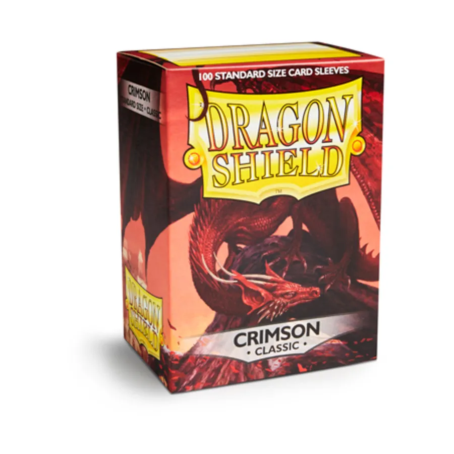 

Стандартные рукава — малиновые (10 упаковок по 100 шт.), Dragon Shield - Card Sleeves - Standard