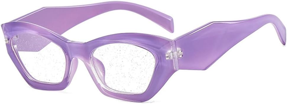 

Модные солнцезащитные очки неправильной формы «кошачий глаз» для женщин, винтажные, розово-фиолетовые, с защитой от УФ-излучения UV400, для мужчин LVTFCO, Jelly Purple Clear