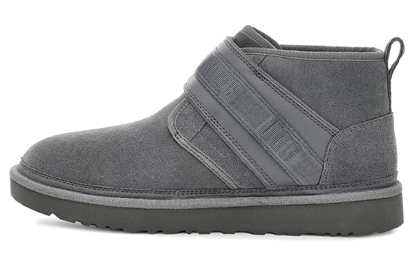 Зимние ботинки мужские Ugg с застежкой, серый — фото 2