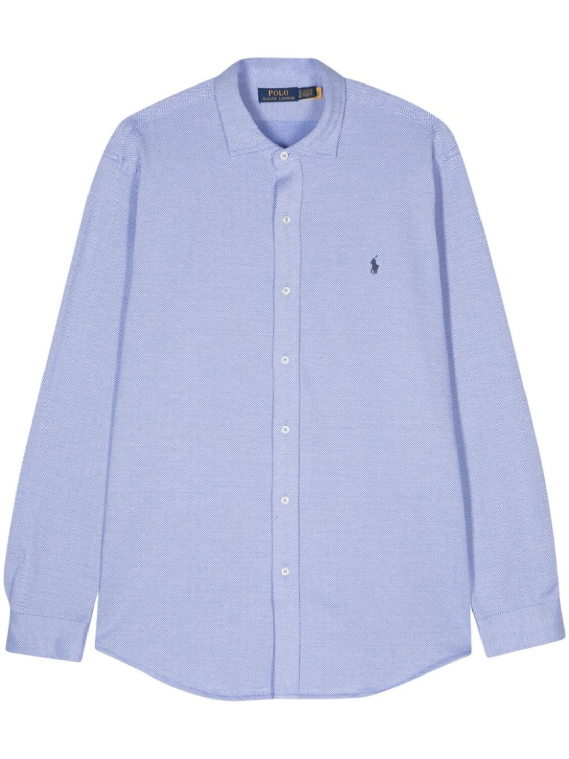 

Polo Ralph Lauren рубашка с узором в елочку, синий