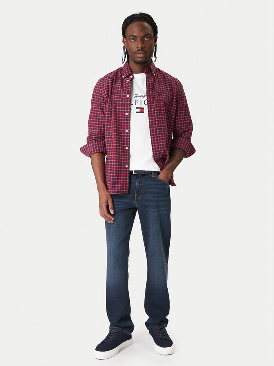 Джинсы straight fit Denton MW0MW41902 Tommy Hilfiger, синий — фото 2