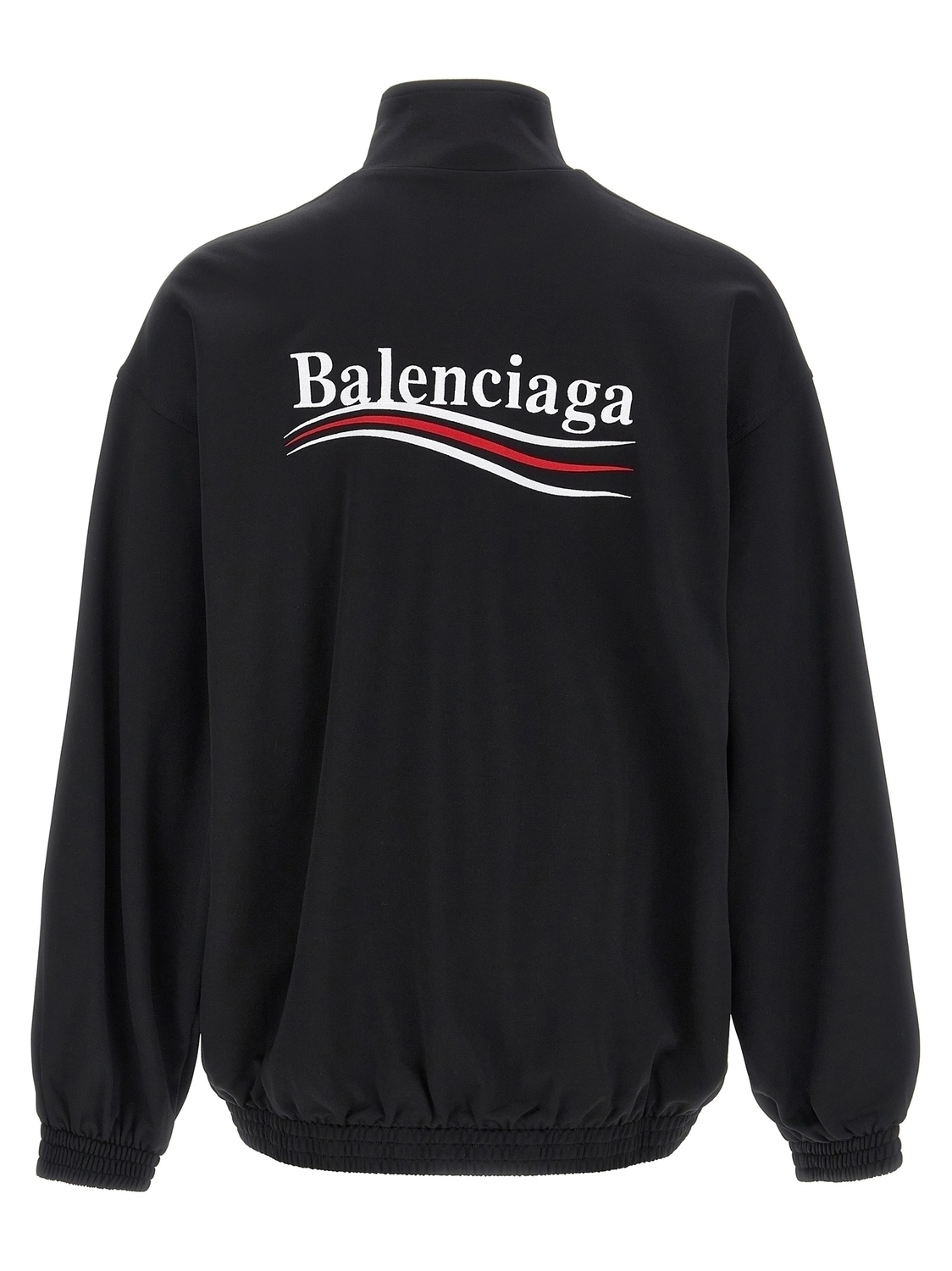 Свитшот с вышивкой логотипа BALENCIAGA, черный — фото 2