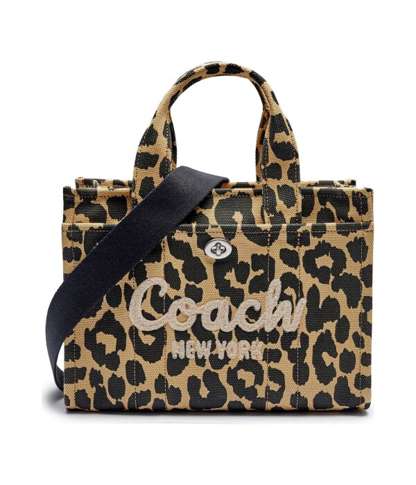 

Сумка-тоут Coach Cargo, бежевый / черный