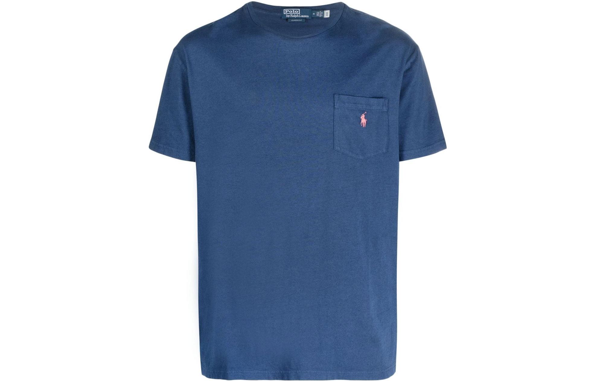 

Футболка с нагрудным карманом Polo Pony Polo Ralph Lauren, Сапфирово-синий