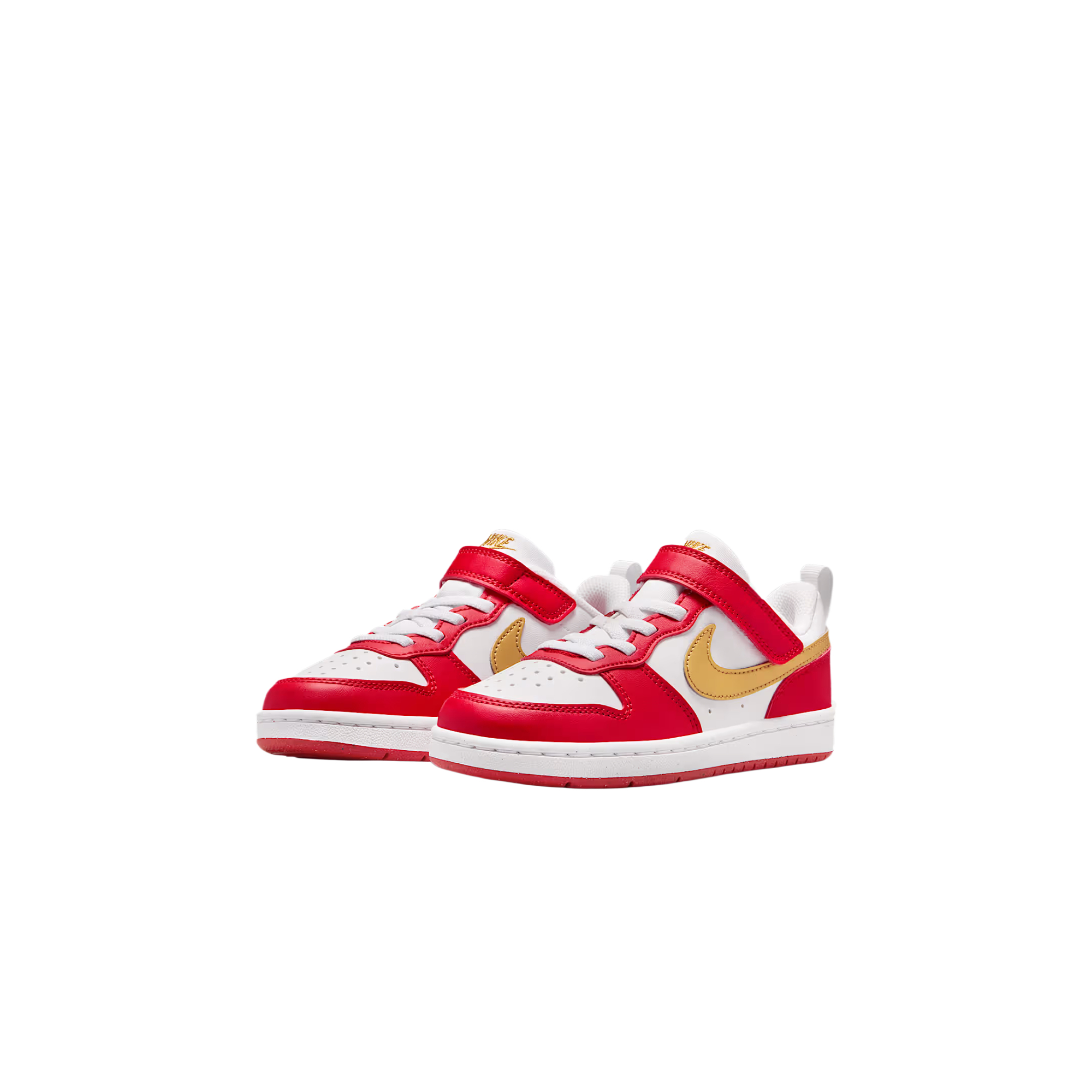 Low Top Skateboard Shoes Kids' Nike, белый/university красный/белый/metallic — фото 4