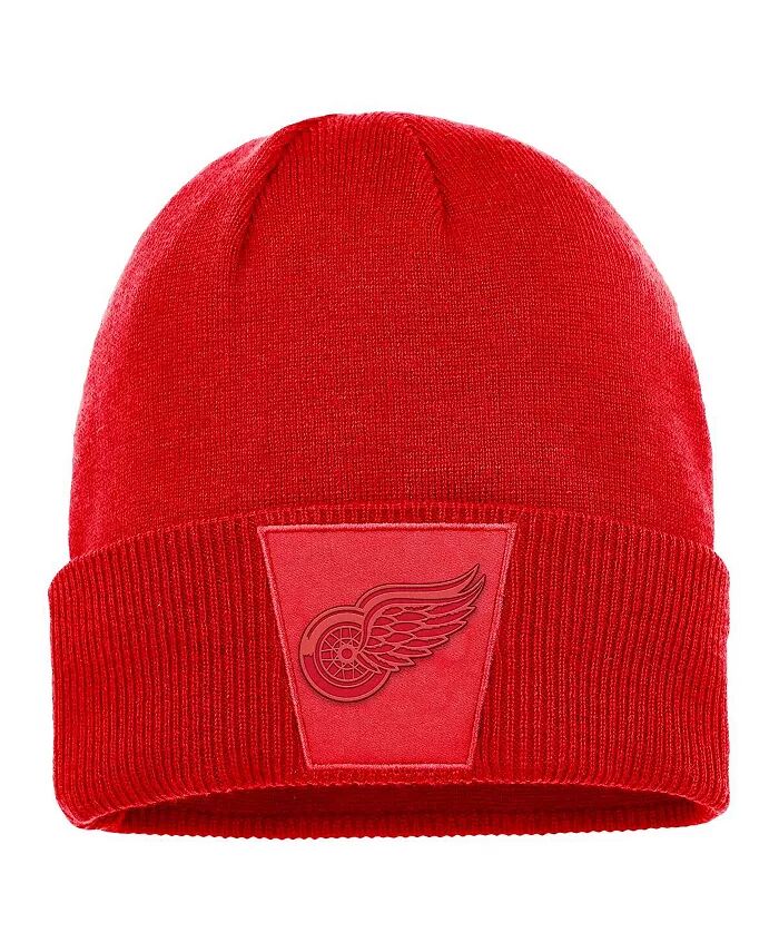 

Мужская красная шапка Detroit Red Wings Authentic Pro Road с манжетами Fanatics