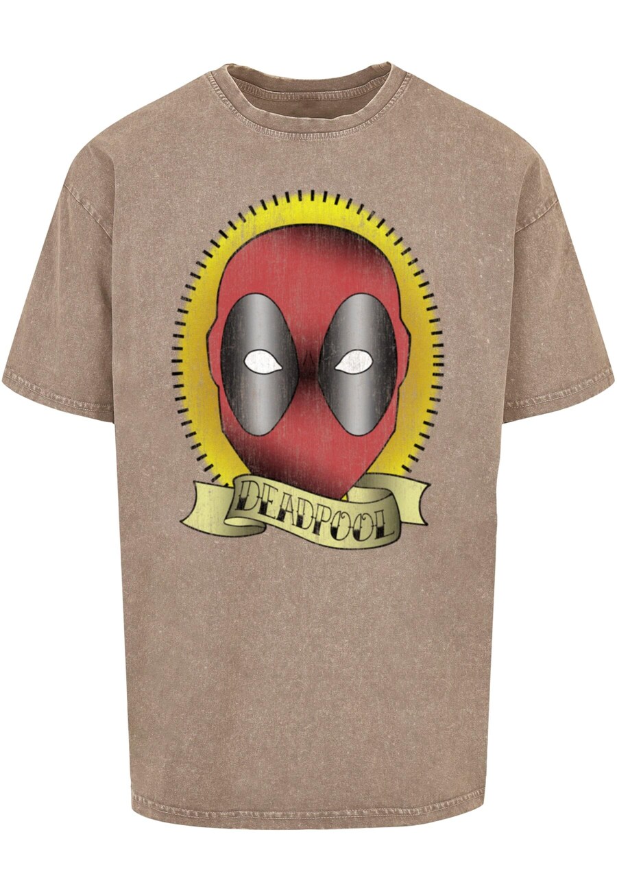 

Классическая футболка ABSOLUTE CULT Shirt Deadpool - Tattoo, темно-бежевый