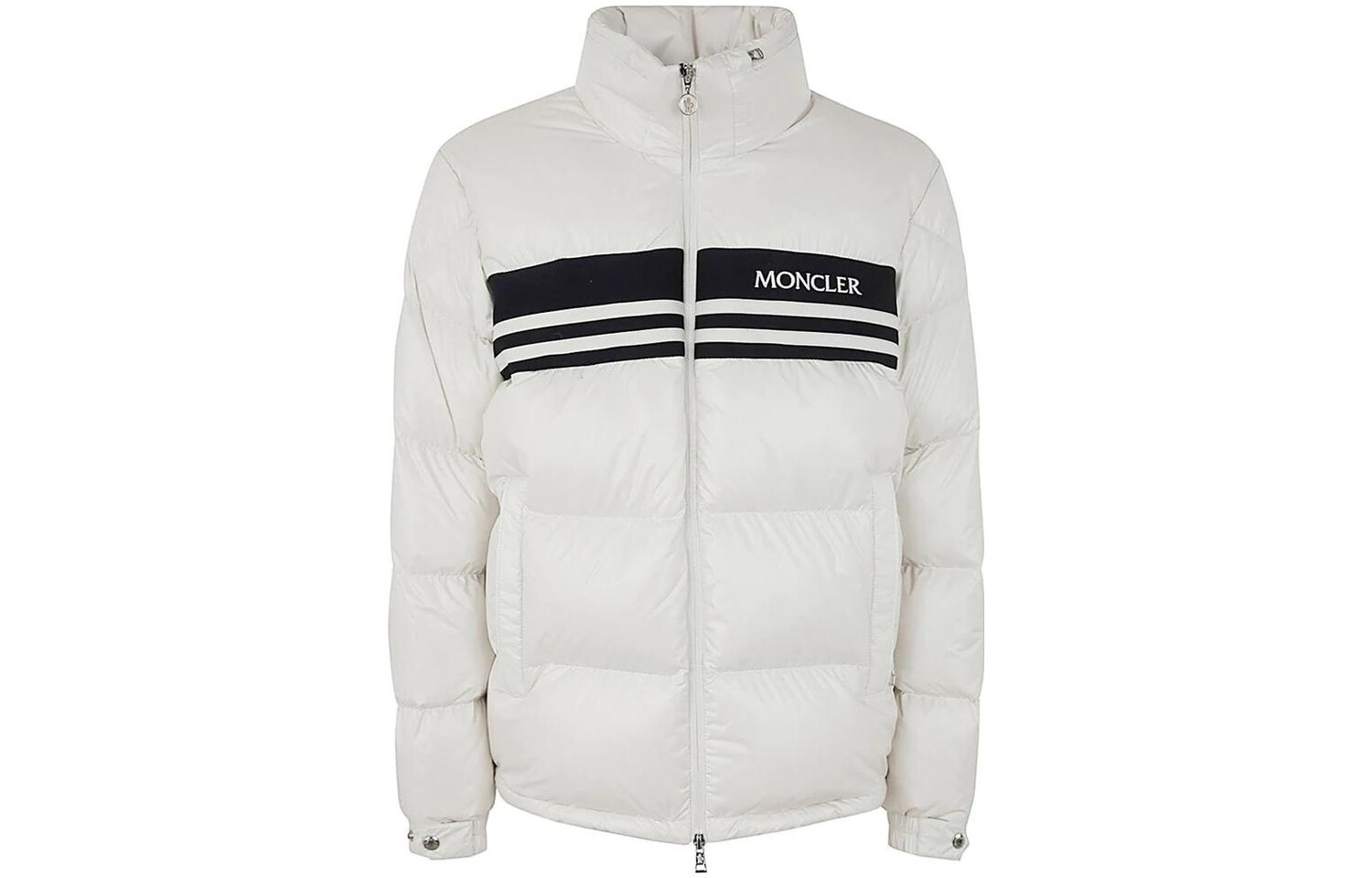 

Пуховик мужской белый Moncler