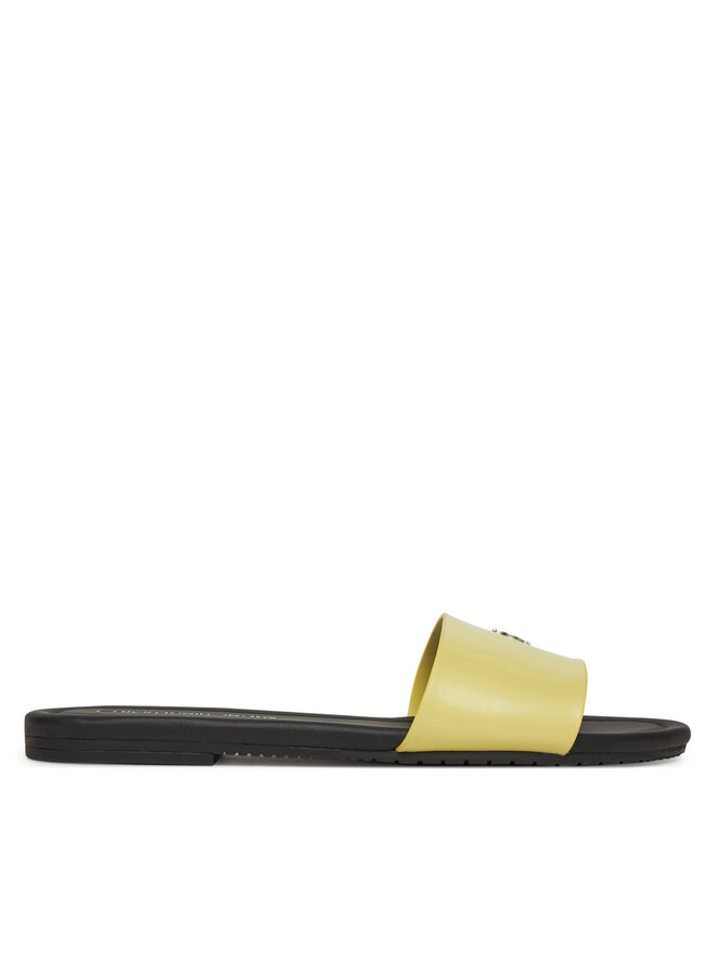 Мюли Flat Sandal Slide Mg YW0YW01697 Calvin Klein Jeans, зеленый