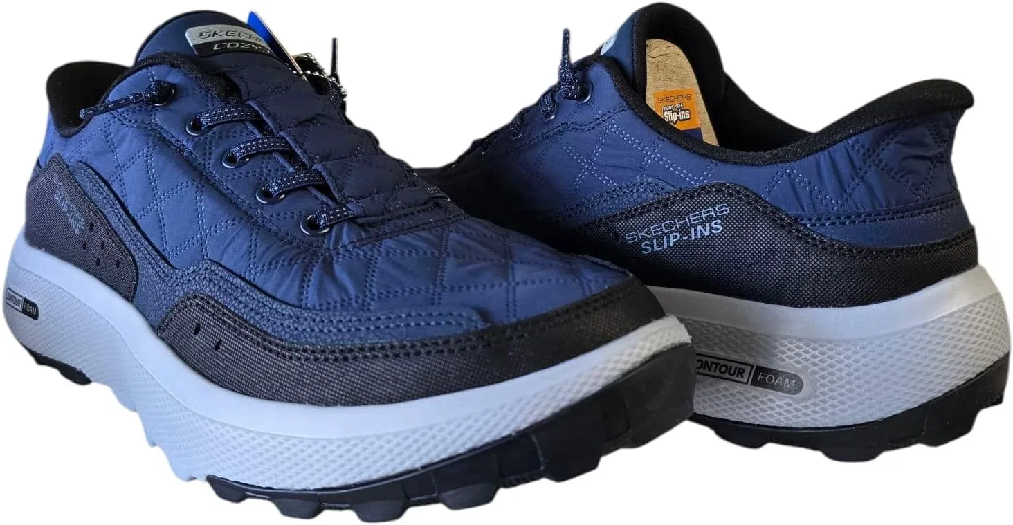 Мужские кроссовки Skechers Urban Explore Cosy Fit Hands Free Slip-in, черный/темно-серый