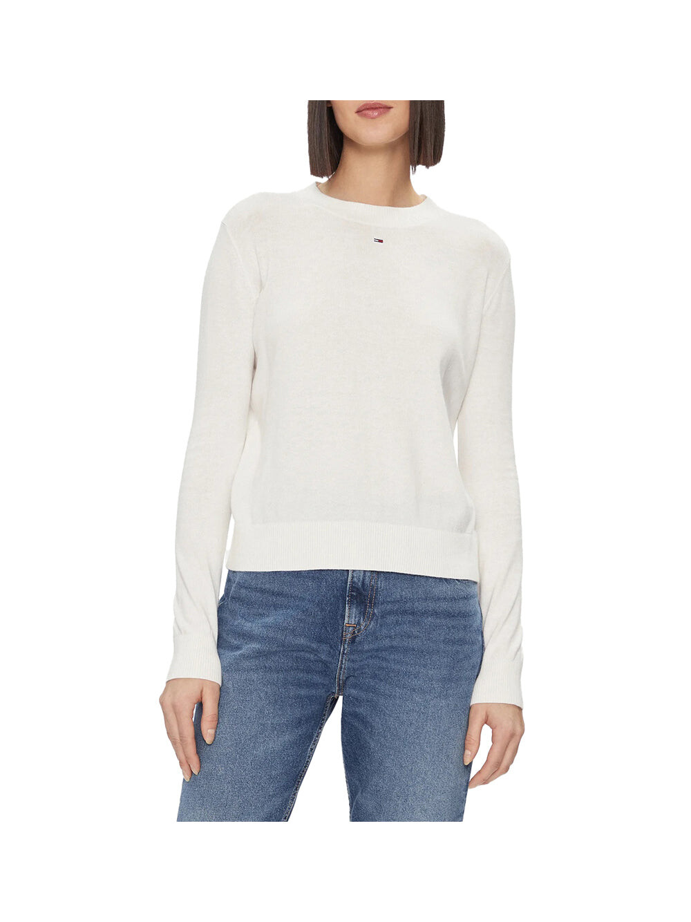 

Белая женская рубашка Tommy Jeans