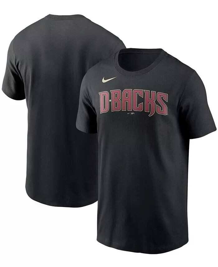 

Мужская черная футболка с надписью Arizona Diamondbacks Team Nike