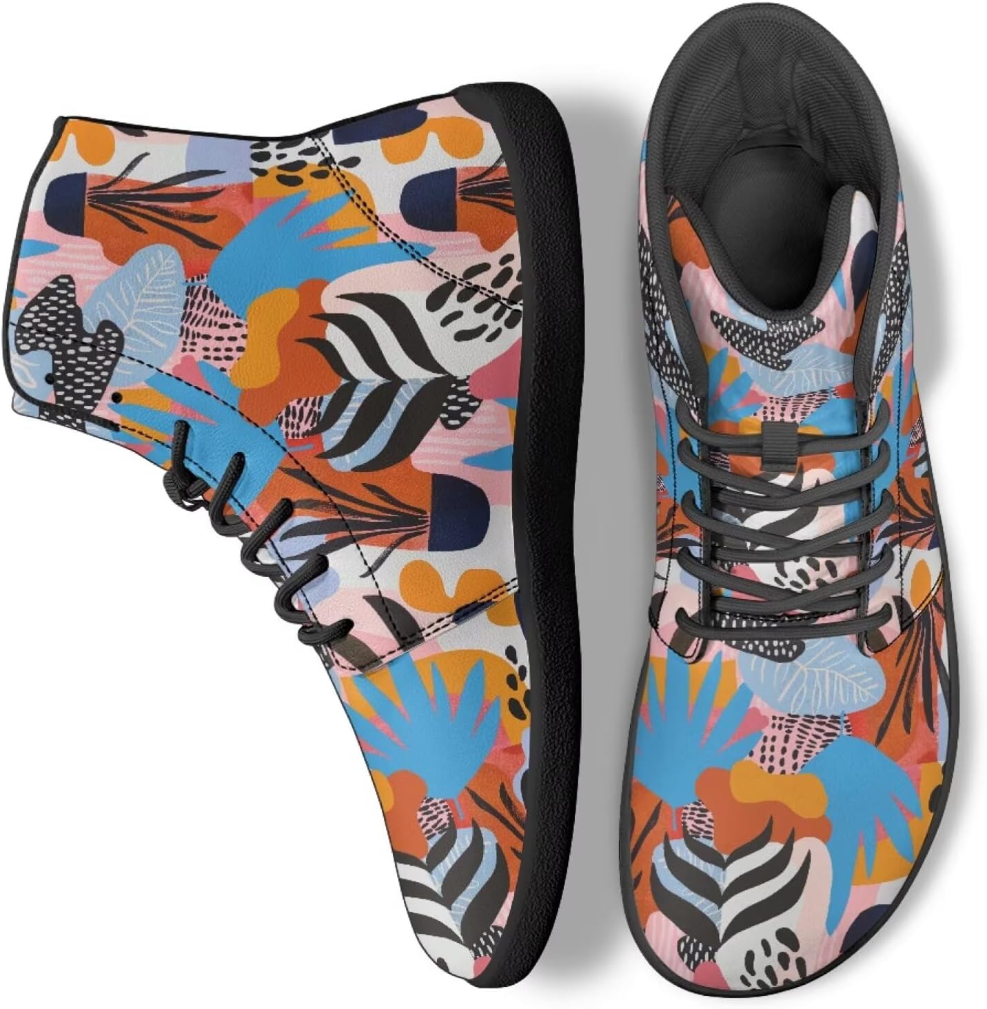 

Унисекс высокие кроссовки для ходьбы, тенниса и работы в офисе для женщин и мужчин, повседневные беговые кроссовки Ecaestolph, синий