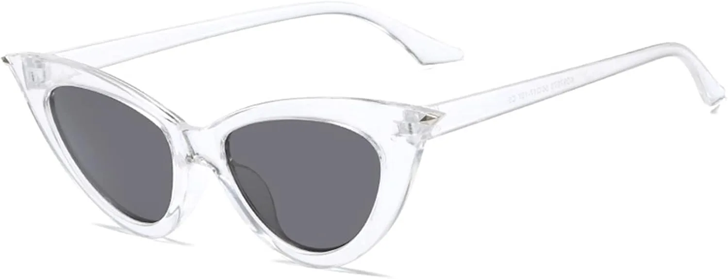 

Солнцезащитные очки в стиле «кошачий глаз» 2026 года, ретро, ​​для мужчин и женщин, пляжные очки для отдыха на природе (цвет: B, размер: средний) MTZJH, H