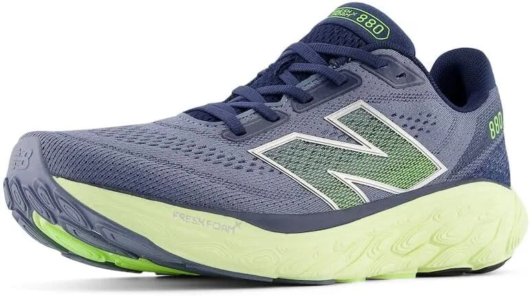 Мужские беговые кроссовки New Balance Fresh Foam X 880 V14, Arctic Grey Limelight Nb Navy
