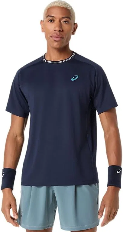 Теннисная одежда ASICS для мужчин, серия SS TOP, Midnight