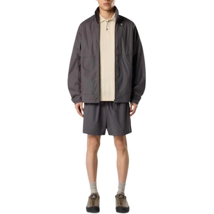 Техническая куртка-бомбер на молнии STONE ISLAND, Charcoal Gray — фото 4