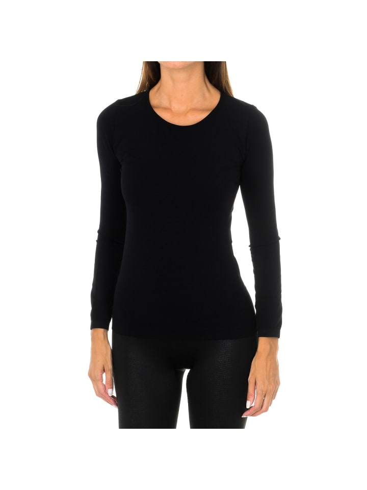 

Рубашка с длинным рукавом Intimidea, черный