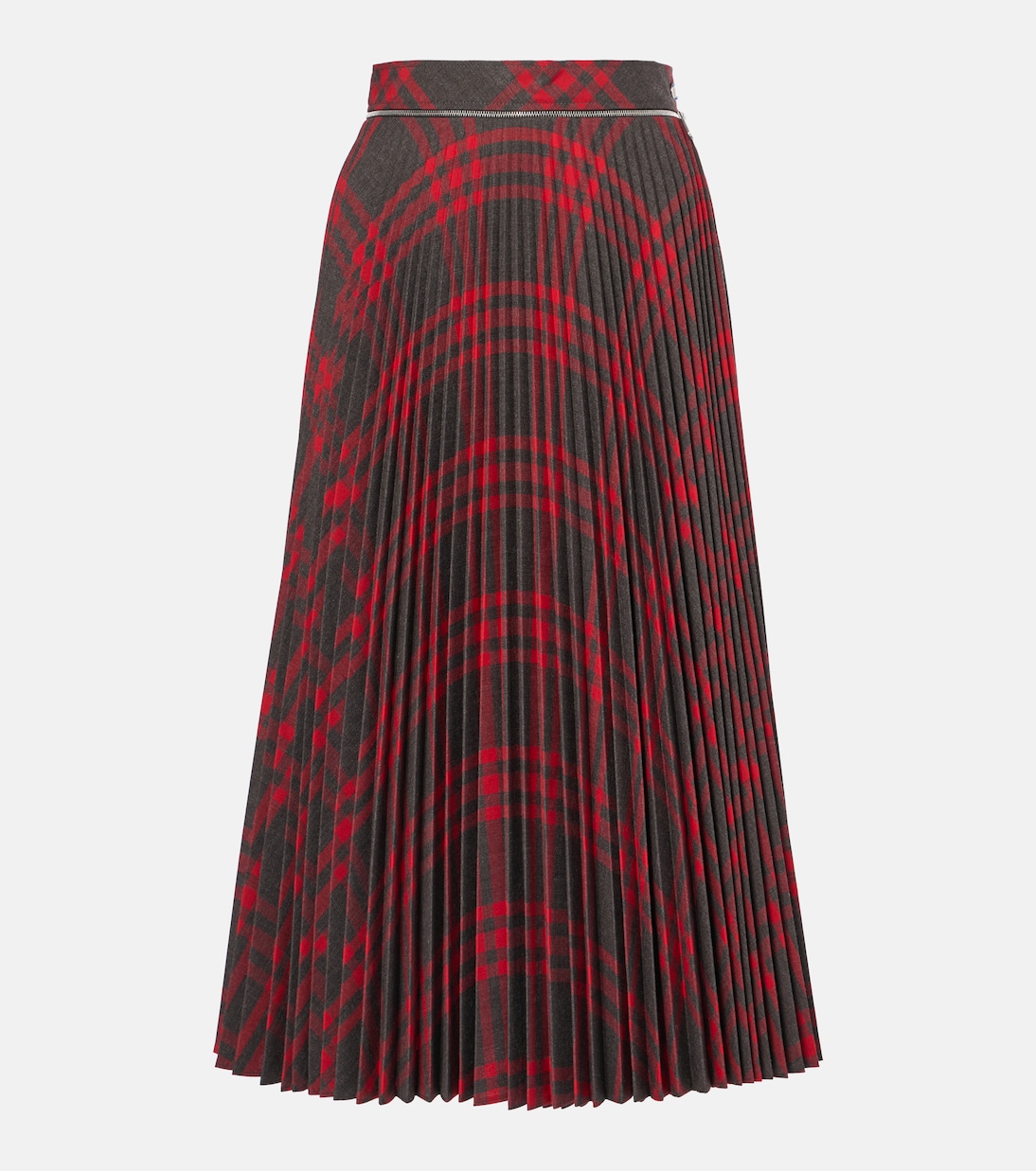 

Плиссированная юбка миди в клетку Burberry Burberry, Loch Ip Check