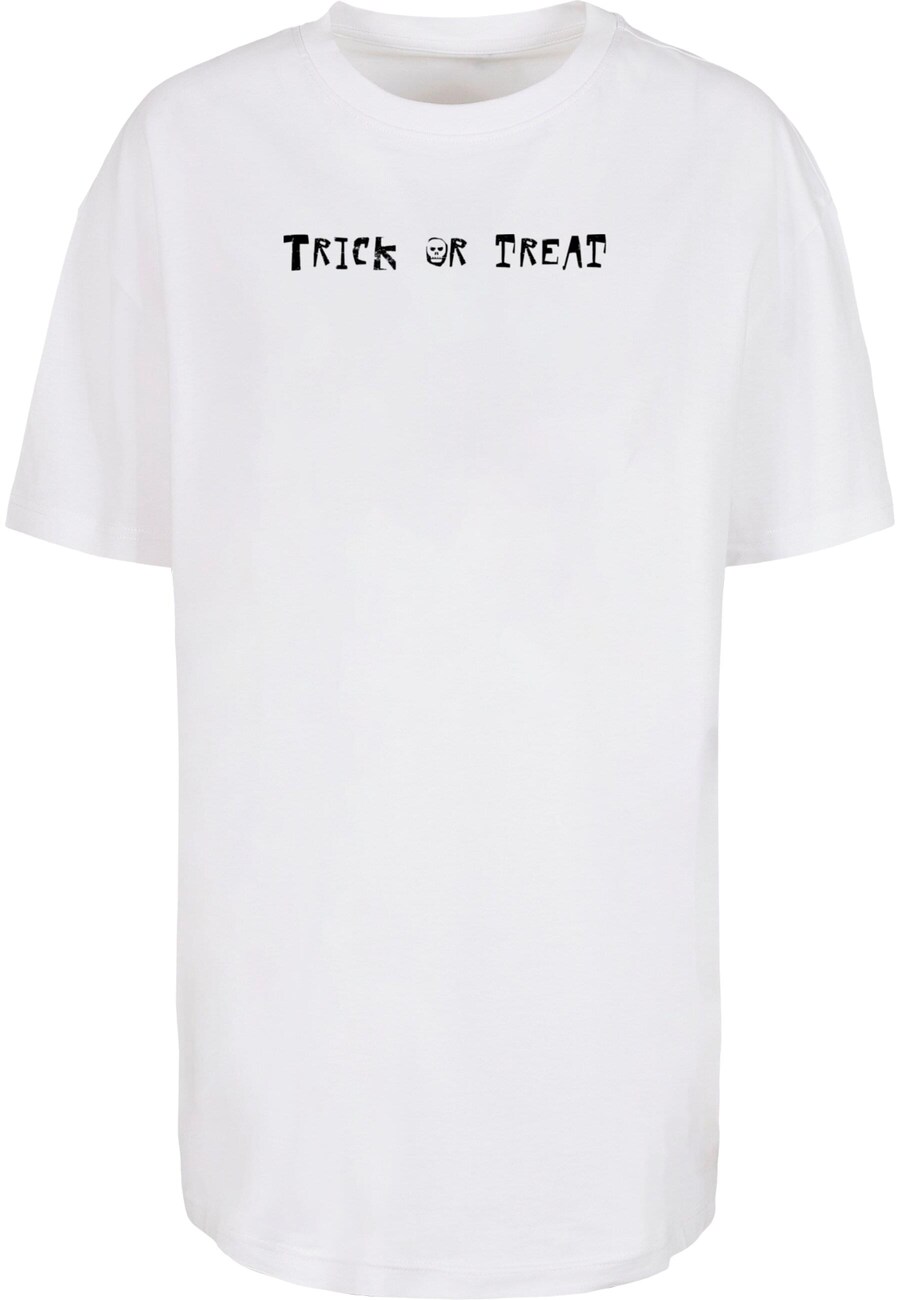 

Топ оверсайз Merchcode Oversized Shirt Halloween - Trick or Treat, белый