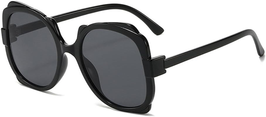 

Модные овальные солнцезащитные очки для мужчин и женщин, винтажные, роскошные, в стиле хип-хоп, трендовые, для активного отдыха и путешествий, солнцезащитные очки UV400 TKKTLLT, Black Gray