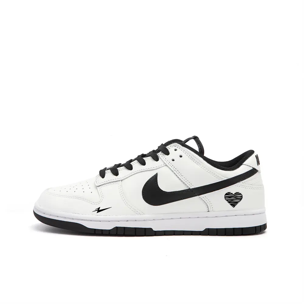 

Кроссовки Nike Dunk Skateboard Shoes Unisex Low-Top White, черный