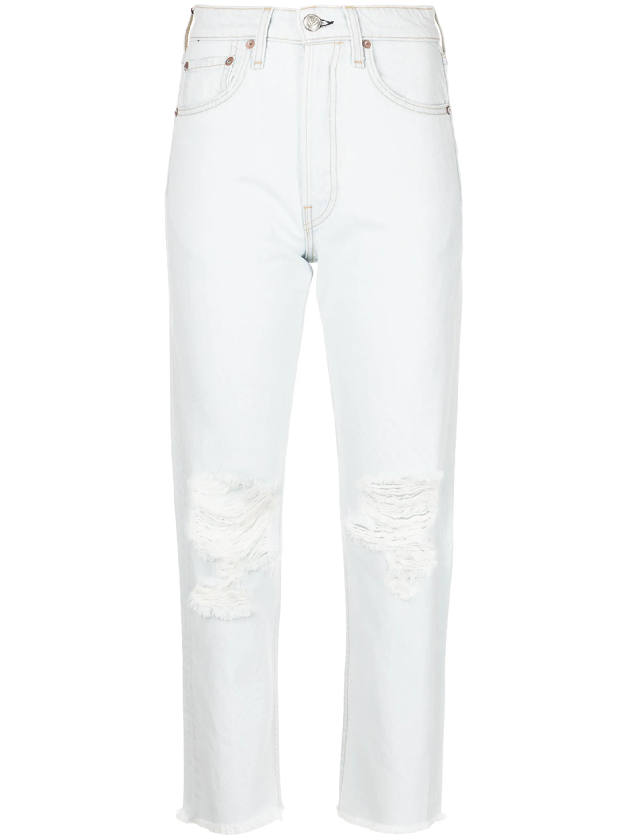 

Узкие джинсы Maya с завышенной талией Rag & Bone, синий