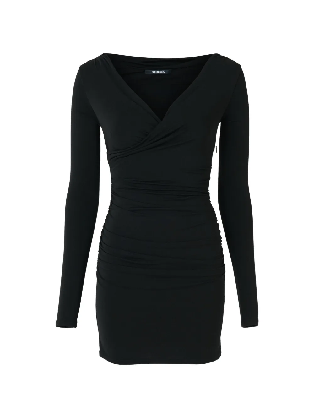

Мини-платье Rita с V-образным вырезом Jacquemus, черный