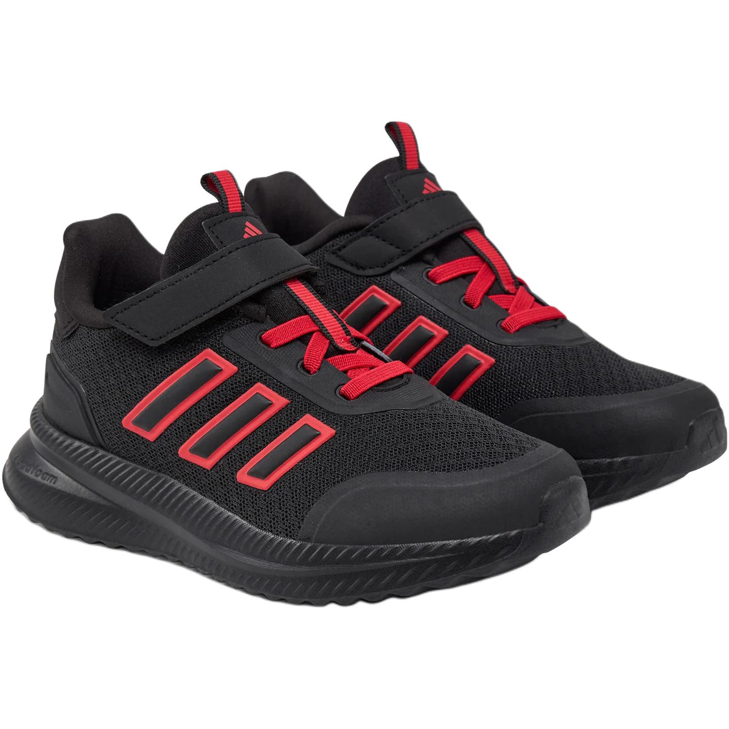 X_PLRPATH Противоскользящие износостойкие низкие детские кроссовки для бега Adidas, черный — фото 3