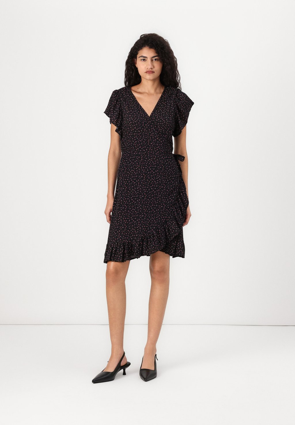 

Повседневное платье VIABIA WRAP DRESS VILA, черный