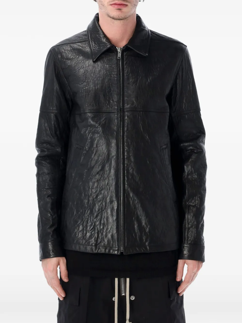 Куртка на молнии Brad Rick Owens, черный