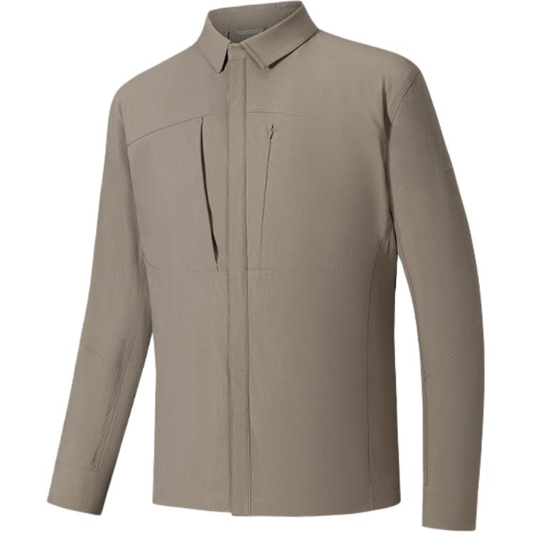 

ANTA Рубашка мужская Cool Khaki Brown Lapel Moderate