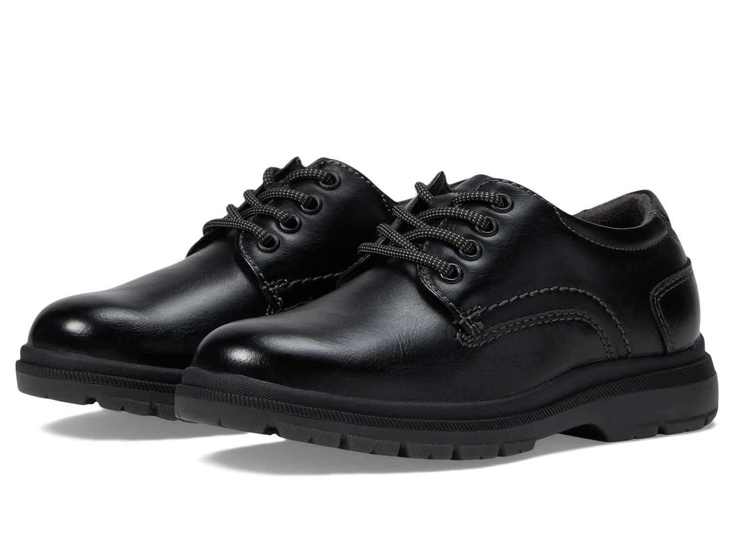 Оксфорды Florsheim Kids Lookout Jr. Plain Toe Oxford (Little Kid/Big Kid), черный