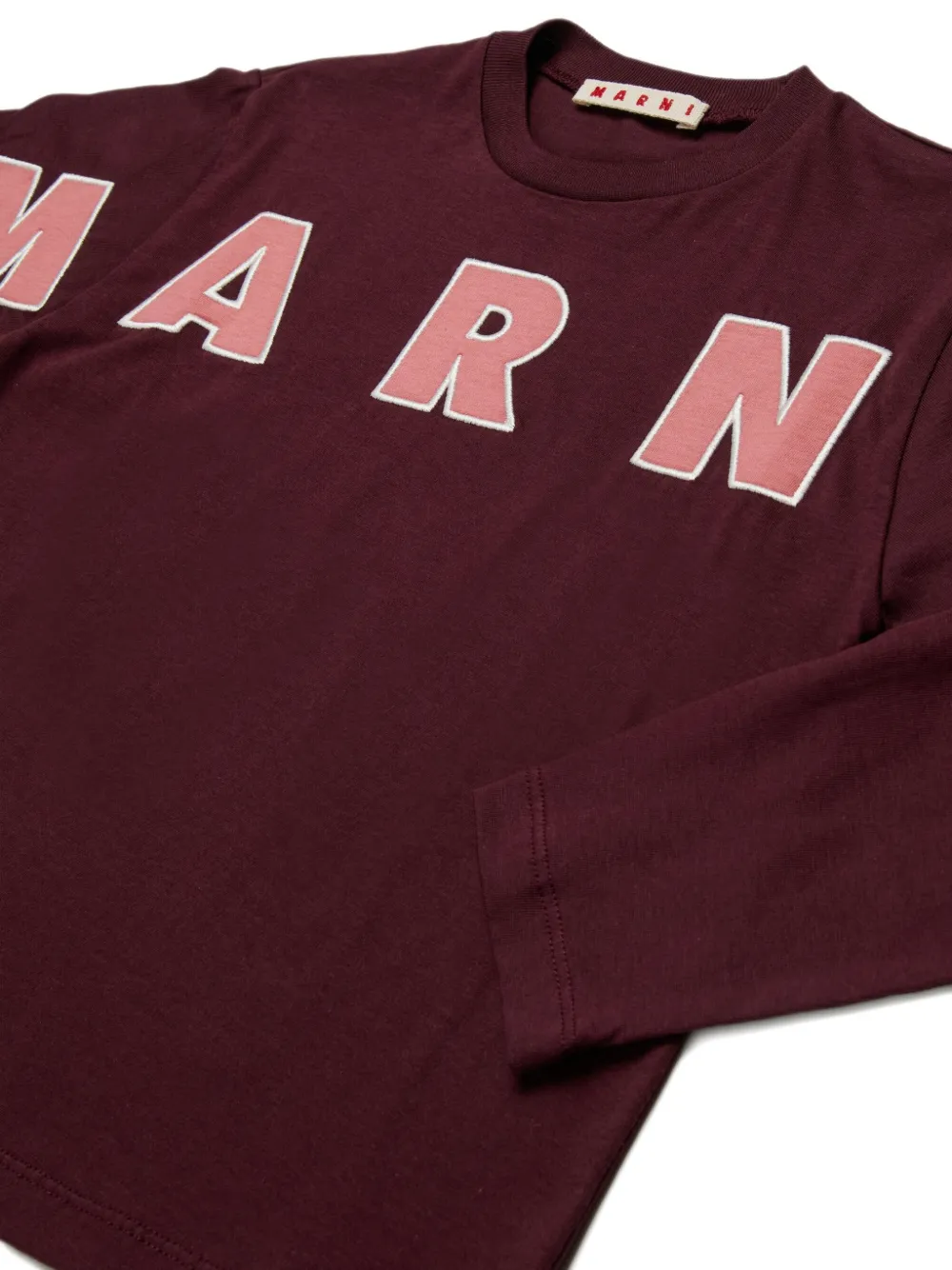 Футболка с длинными рукавами Marni Kids, красный — фото 3