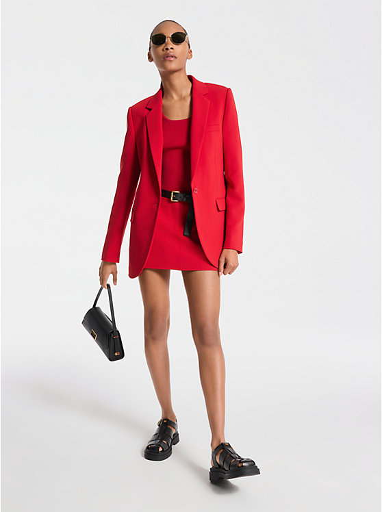 

Креповый блейзер Michael Kors, красный