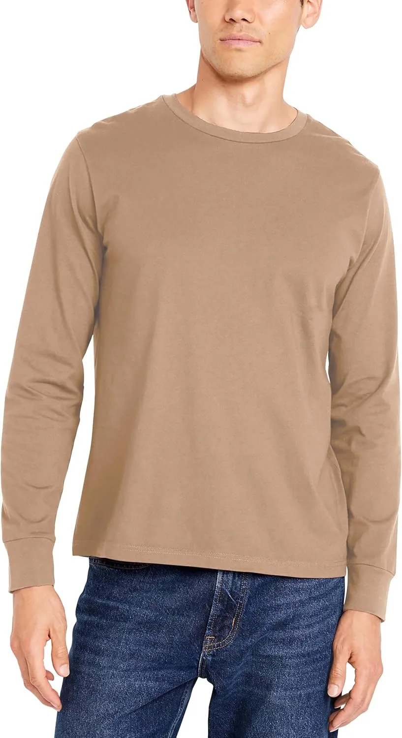 

Мужская футболка с длинным рукавом Premium Crewneck Classic Fit Mid-Weight Hat and Beyond