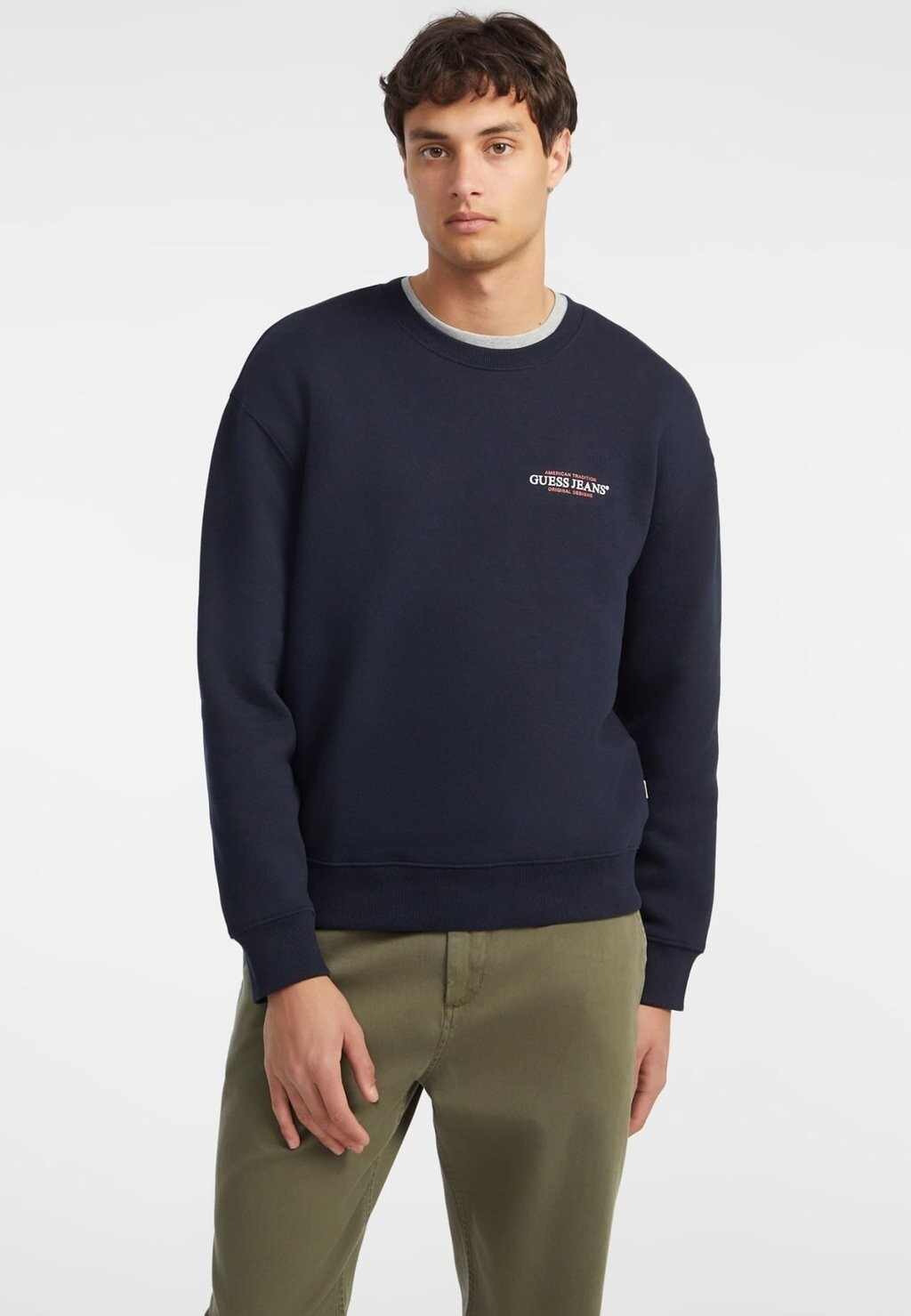 

Толстовка AMERICAN TRAD Guess Jeans, темно-синий