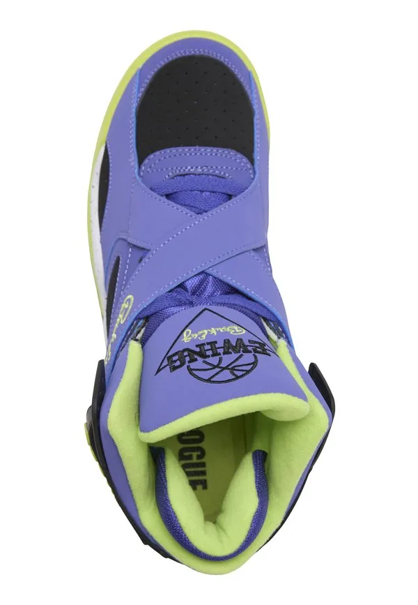 Высокие кроссовки rogue Patrick Ewing, Royal Black Lime — фото 3