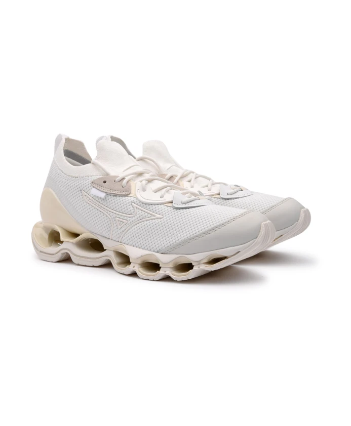 Кроссовки из технической ткани с резиновыми вставками Mizuno, белый — фото 2