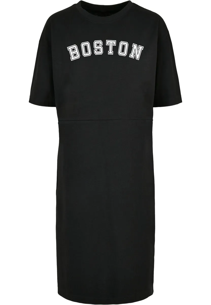 

Платье-рубашка Merchcode " Merchcode Damen Ladies Boston X Organic Oversized Slit Tee Dress" (1 шт.), черный