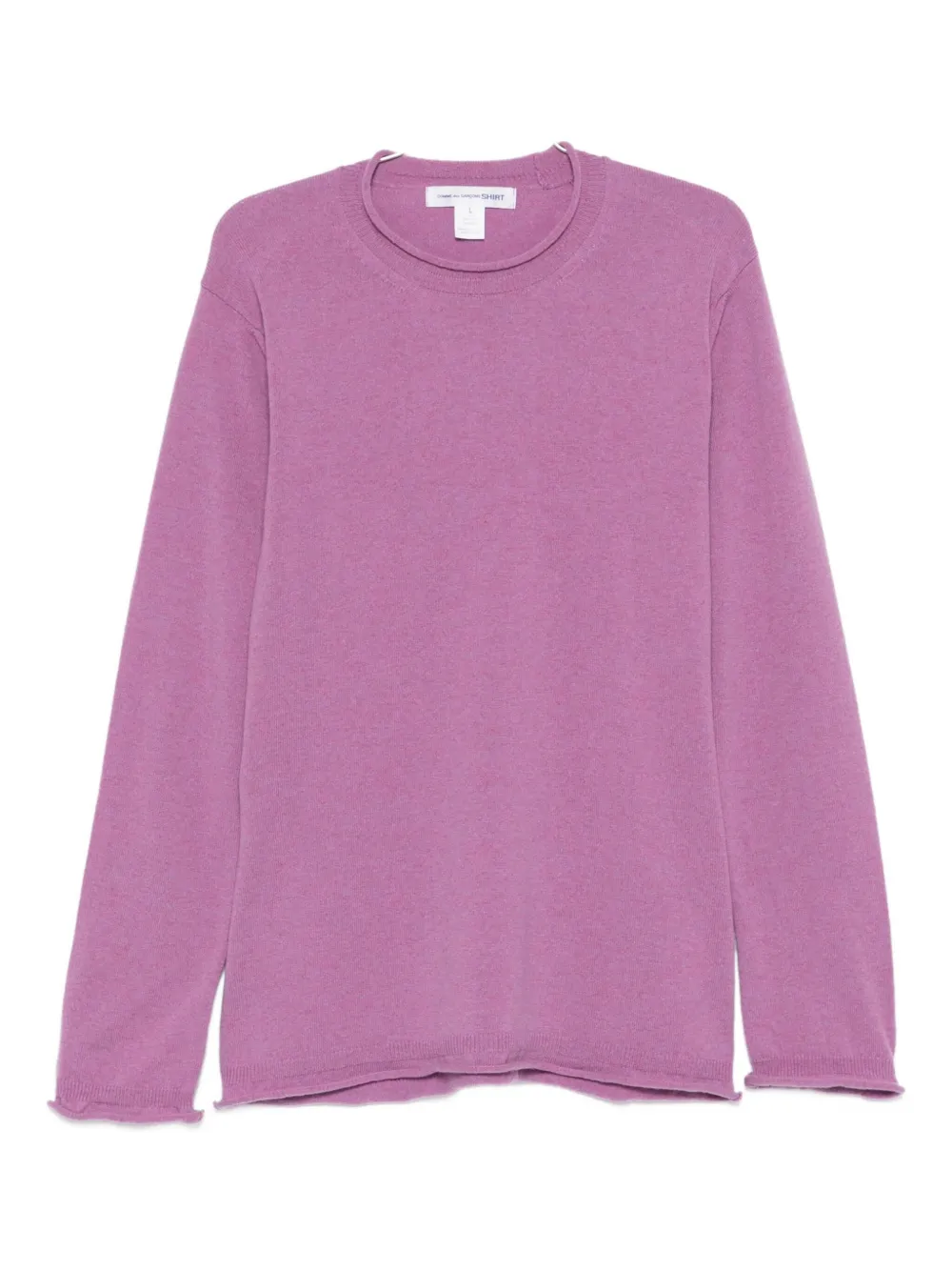 

Шерстяной свитер с длинными рукавами Comme Des Garçons Shirt, фиолетовый