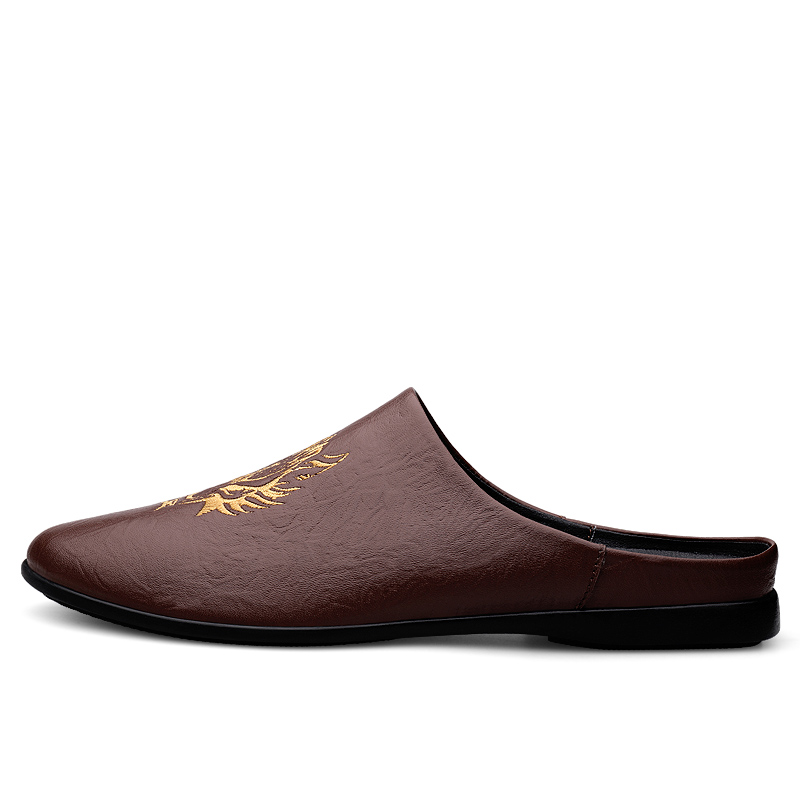 

British knights Сандалии мужские коричневые с закрытым носком и противоскользящей резиновой подошвой