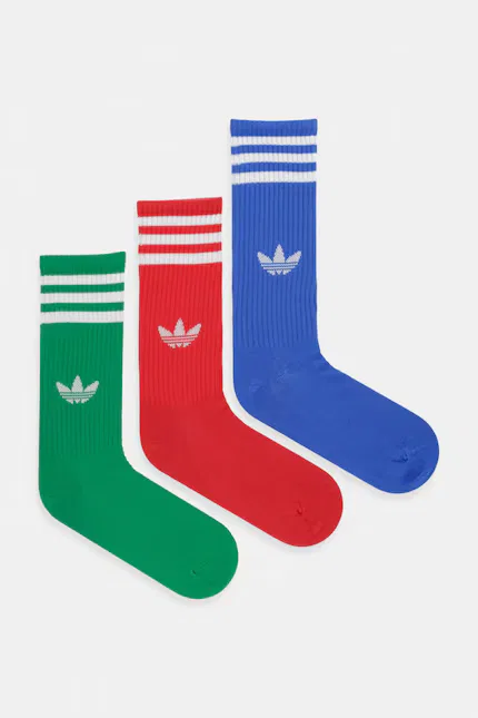 Носки 3 шт длинные Adidas Originals, синий