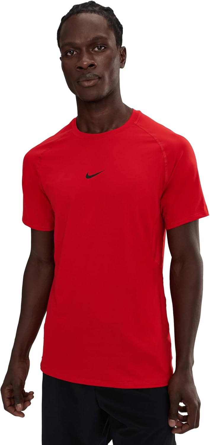 

Мужская футболка Nike Pro Dri-fit Slim с коротким рукавом, University Red/Black, Черный, Мужская футболка Nike Pro Dri-fit Slim с коротким рукавом, University Red/Black