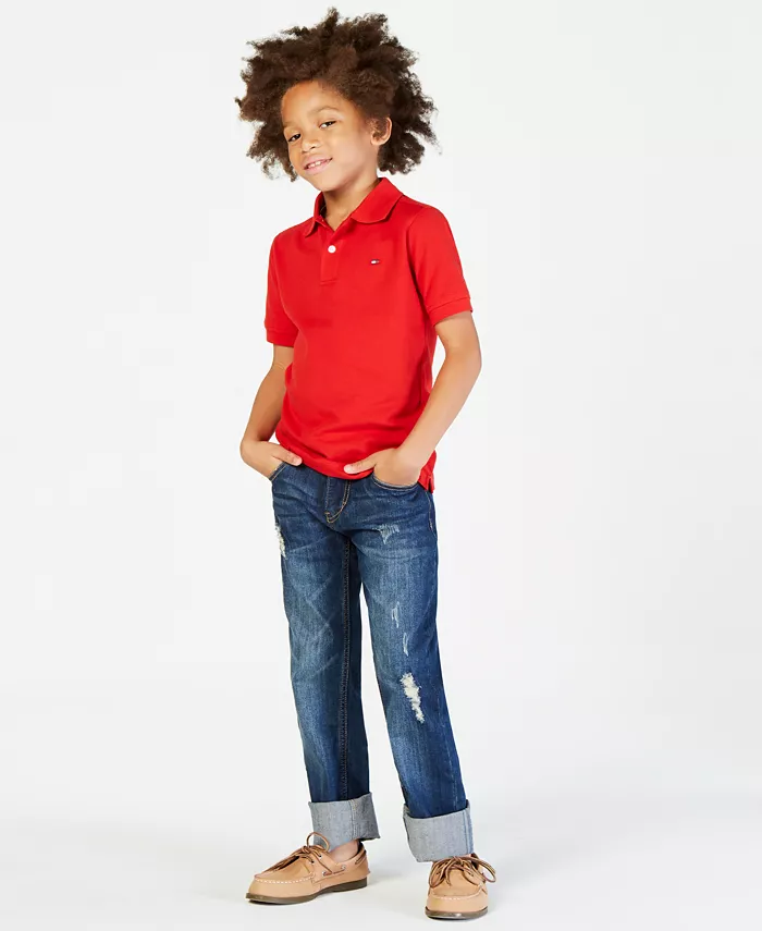 

Детская и мальчиковая поло Ivy Stretch Tommy Hilfiger, красный
