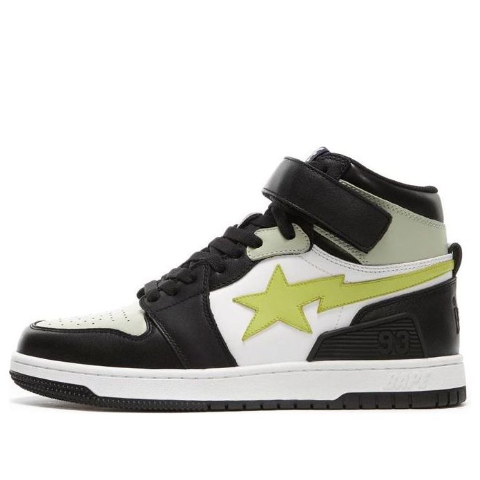 

Кроссовки A BATHING APE Bape Block Sta Hi 'Black Yellow Green'