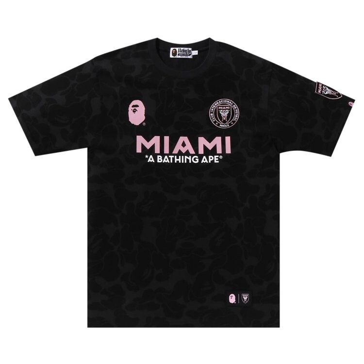 

Футболка BAPE x Inter Miami CF Camo Tee, черный
